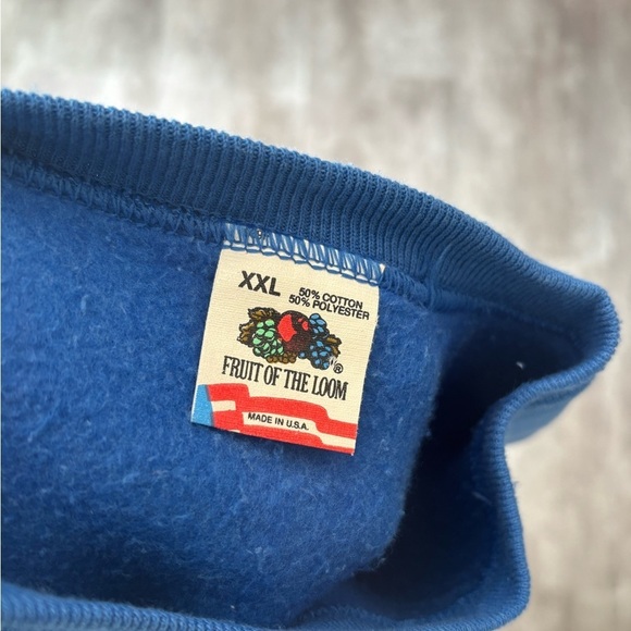 VTG 1991 Baseball Champion Fruit of The Loom Sweater Men’s XXL - Picture 4 of 4